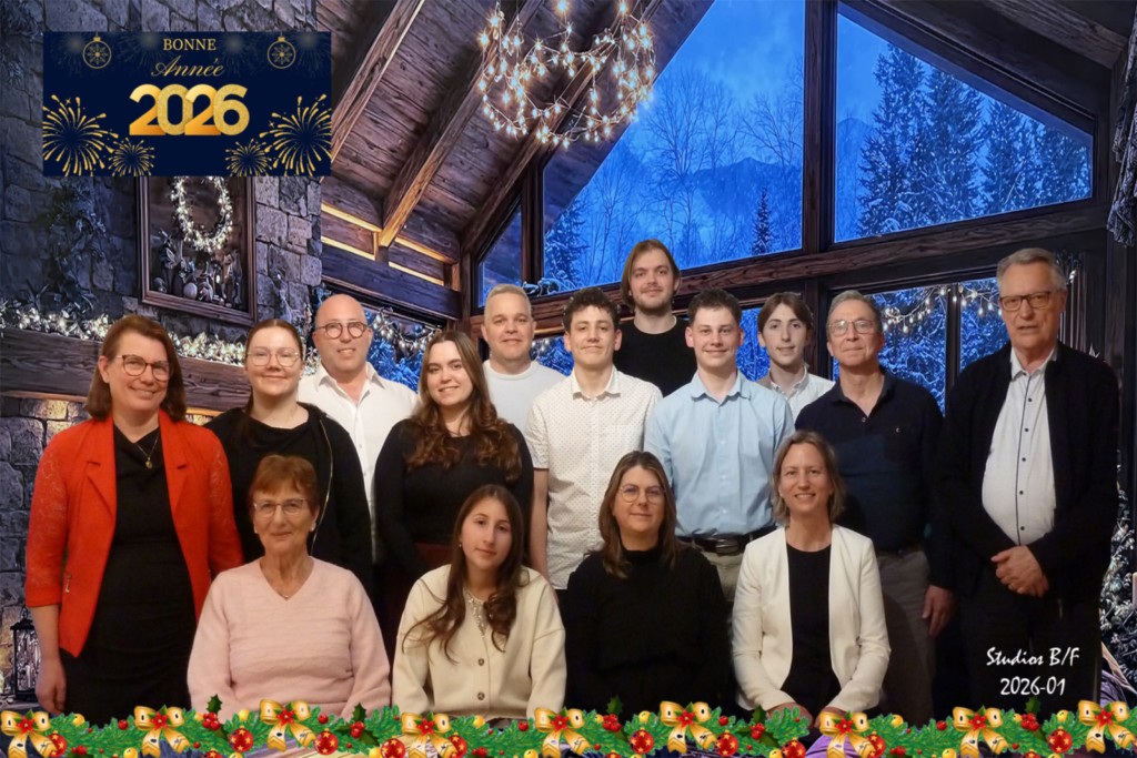Famille réunie pour Noël 2021
